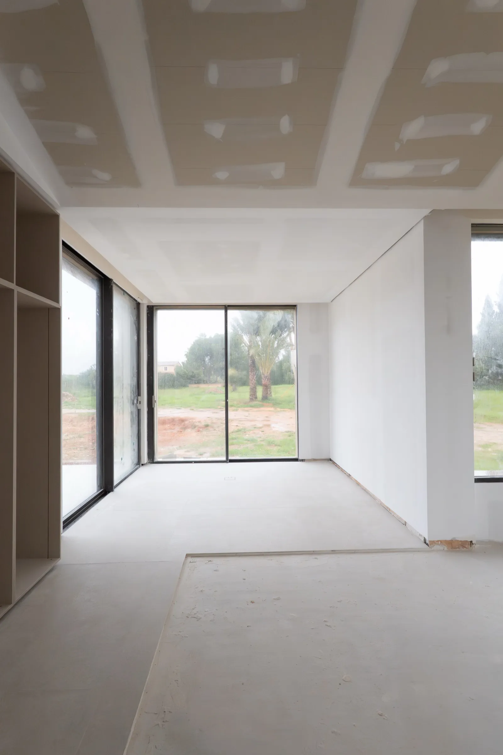 Techo de escayola decorativa en villa de Baleares